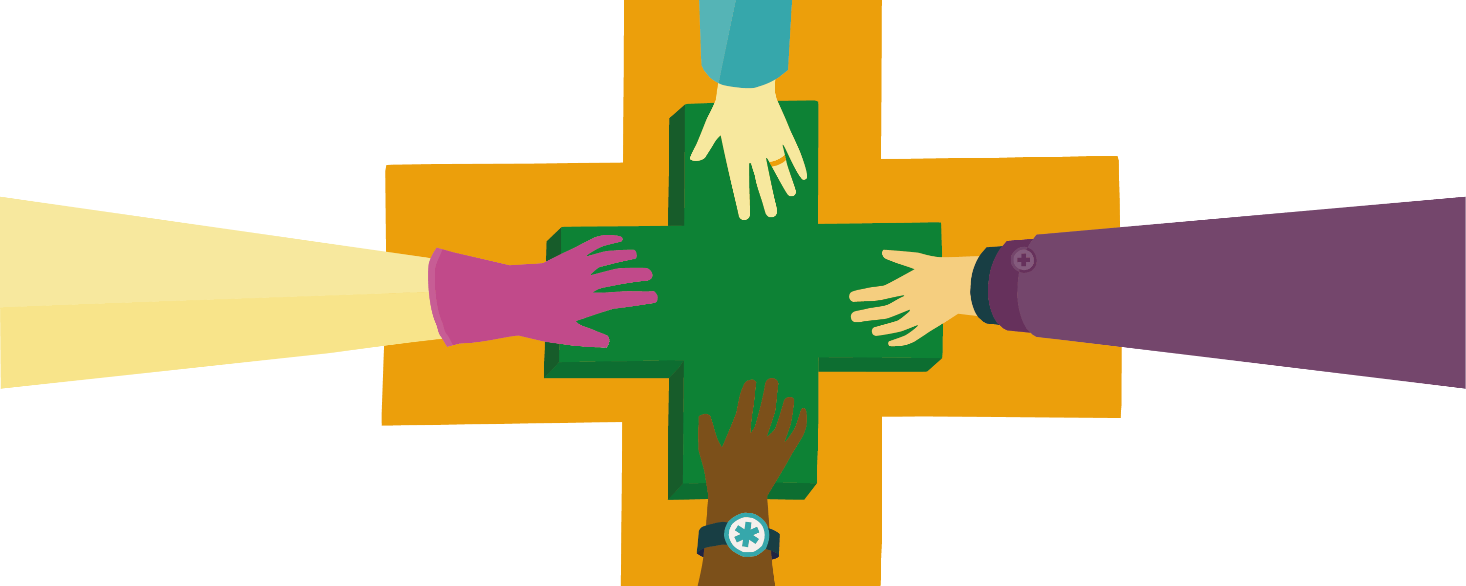 image of healthcare professionals supporting pharmacy sector