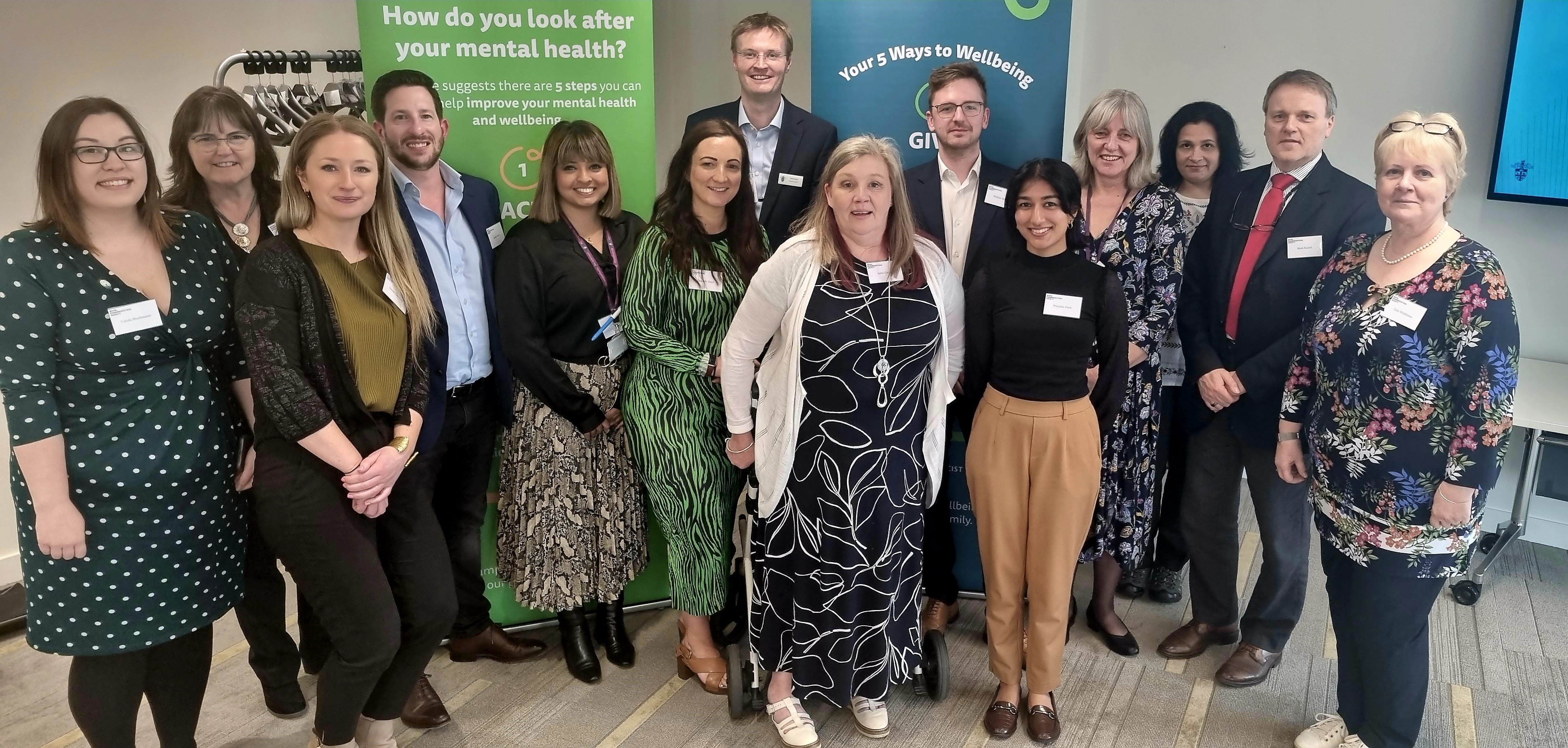 Group picture of RPS and Pharmacist Support employees at the workforce wellbeing round table