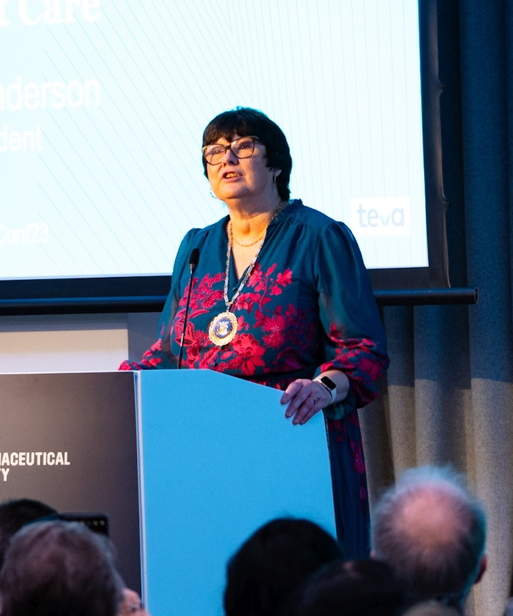 RPS President Claire Anderson speaking at our conference 2023