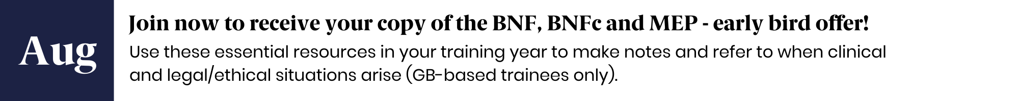 August in the Foundation programme