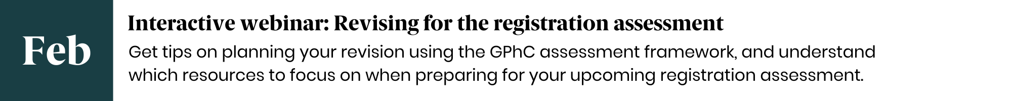 February in the Foundation programme