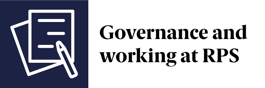 Governance and working at RPS