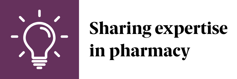 Sharing expertise in pharmacy