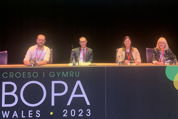 Speakers on panel at the 2023 BOPA Conference
