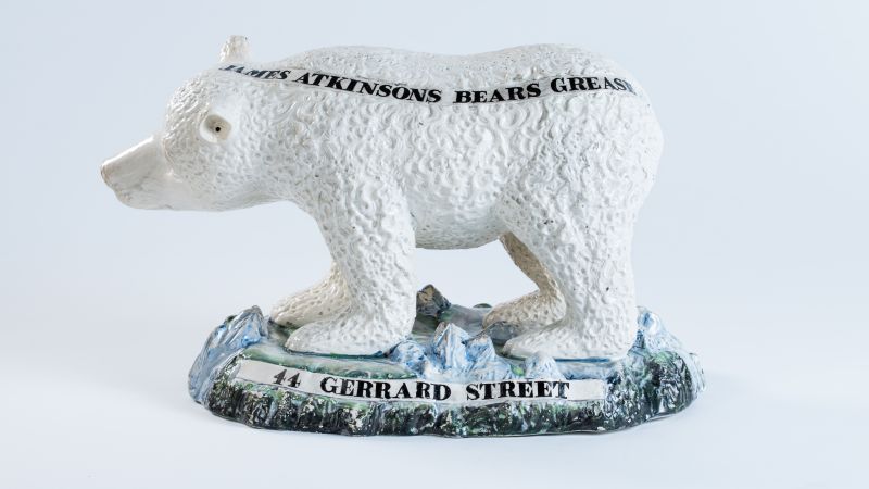 Bear grease that patients would rub on their head to promote hair growth