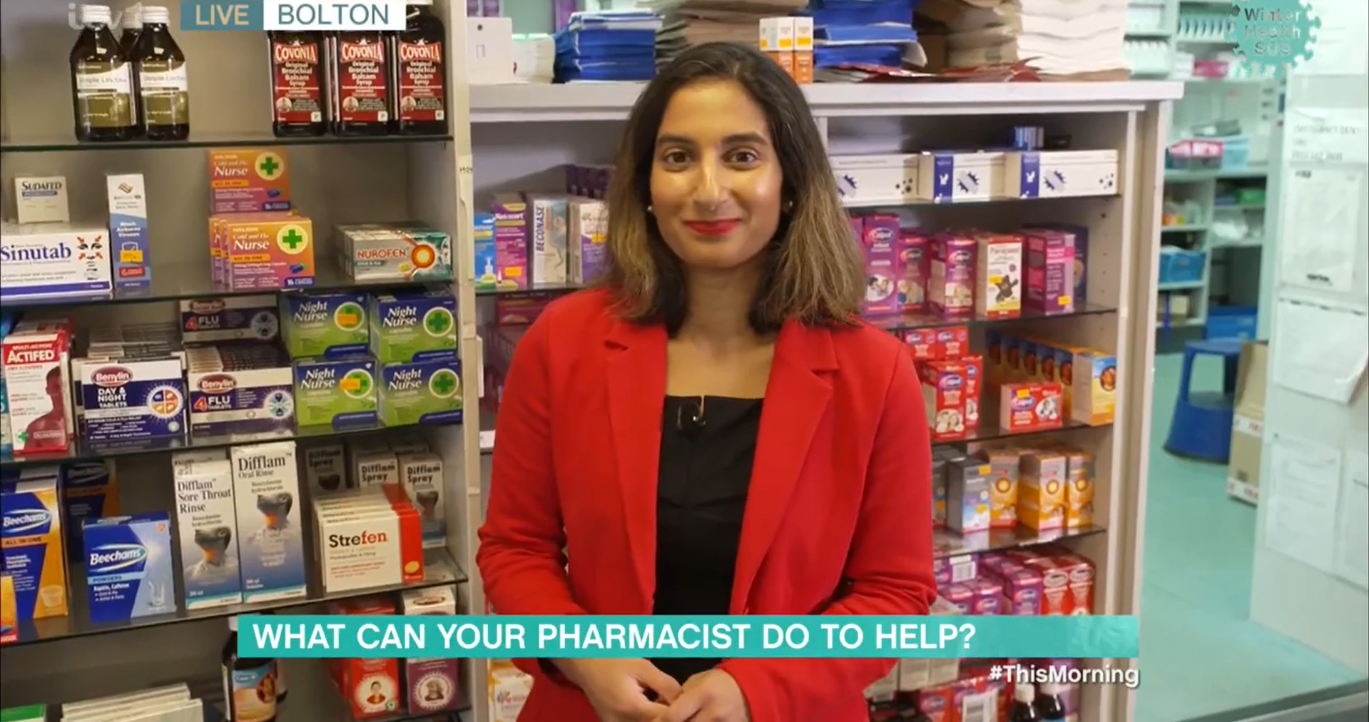 RPS England Pharmacy Board member Thorrun Govind on ITV This Morning